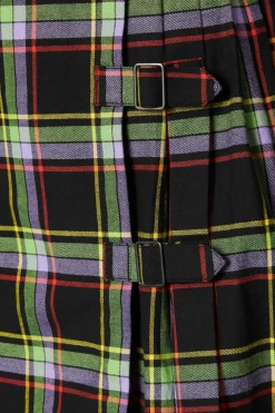 Vivid Tartan Goth Pinafore