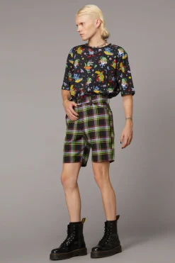 Vivid Tartan Unisex Short