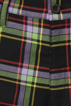 Vivid Tartan Unisex Short