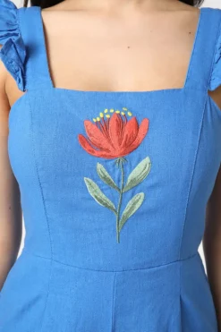 Waratah Embroidered Jumpsuit
