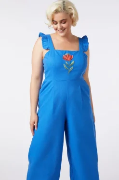 Waratah Embroidered Jumpsuit