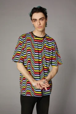 Warped Print Unisex Tee