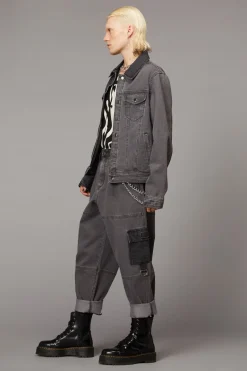 Washed Denim Trucker Jacket