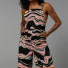 Wave Craze Print Overall