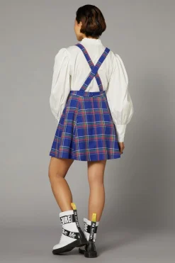 Werewolf Tartan Goth Pinafore