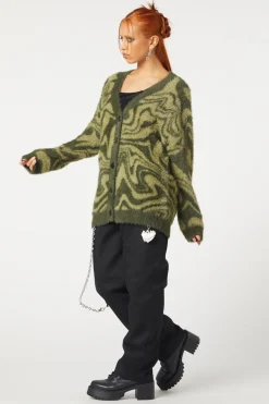 Who Are You Geo Knit Cardi