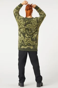 Who Are You Geo Knit Cardi