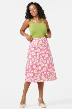 Wild Daisy Wrap Skirt