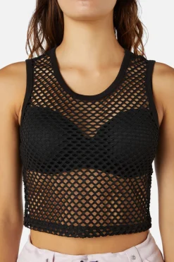 Wounded Wide Mesh Tank