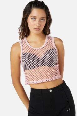 Wounded Wide Mesh Tank