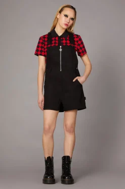 Zip Goth Overall